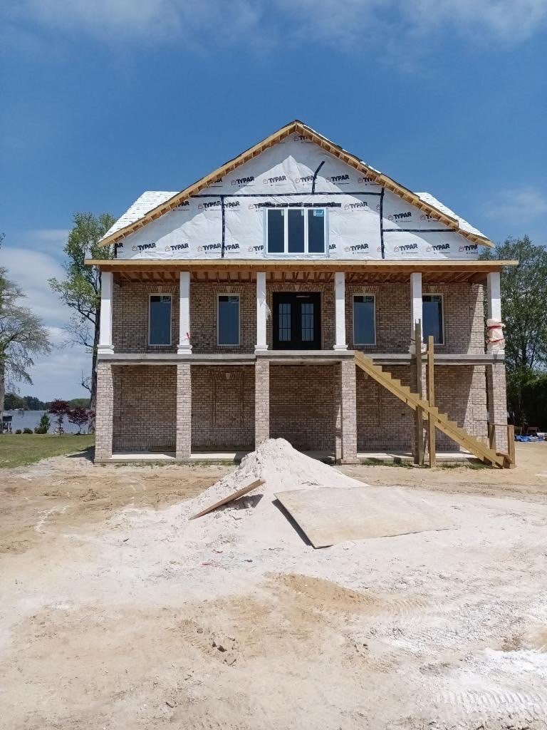 Residential concrete driveway installation by Buildgreen Industries in South Carolina